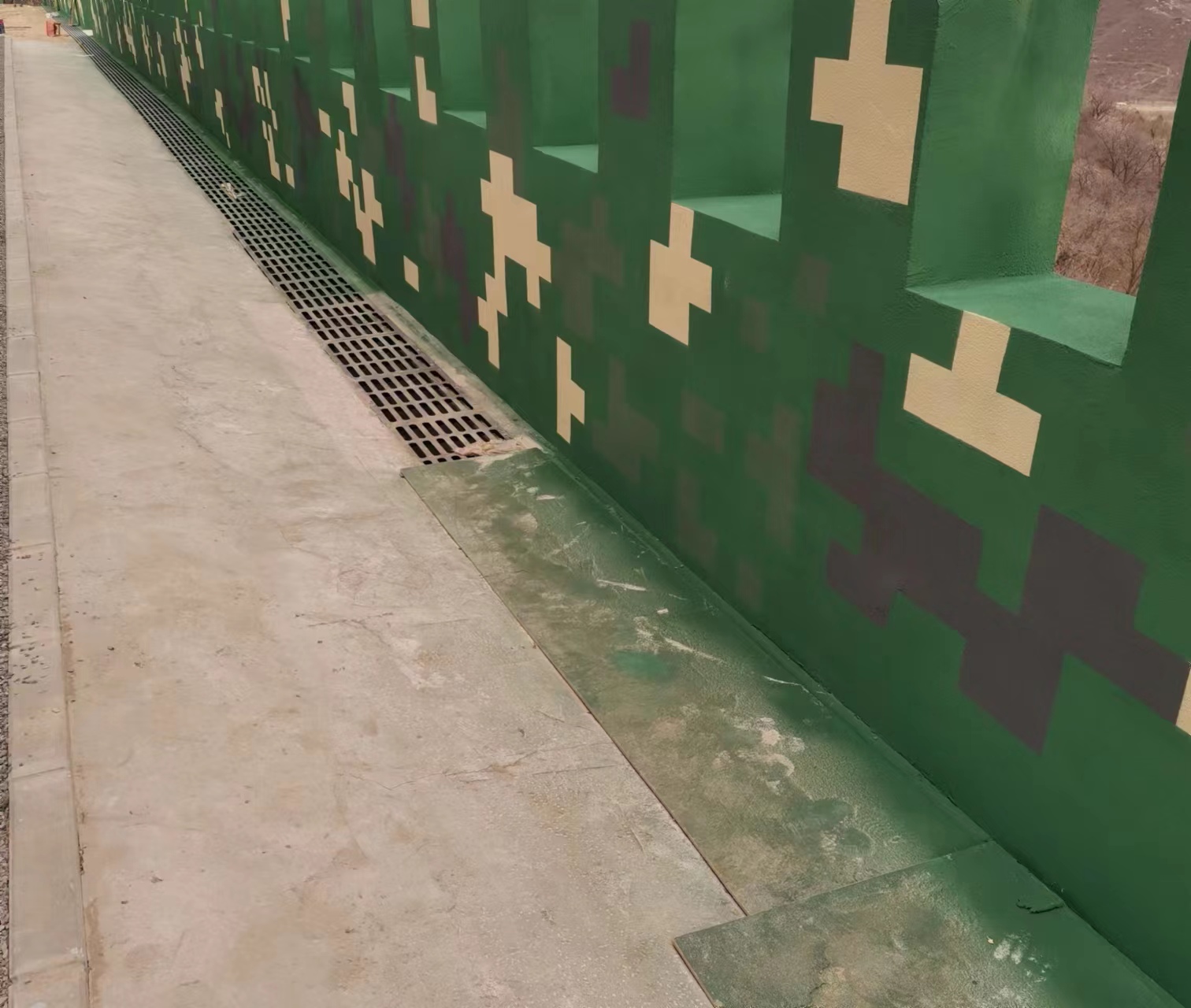 惠州围墙迷彩喷涂,数迷彩漆